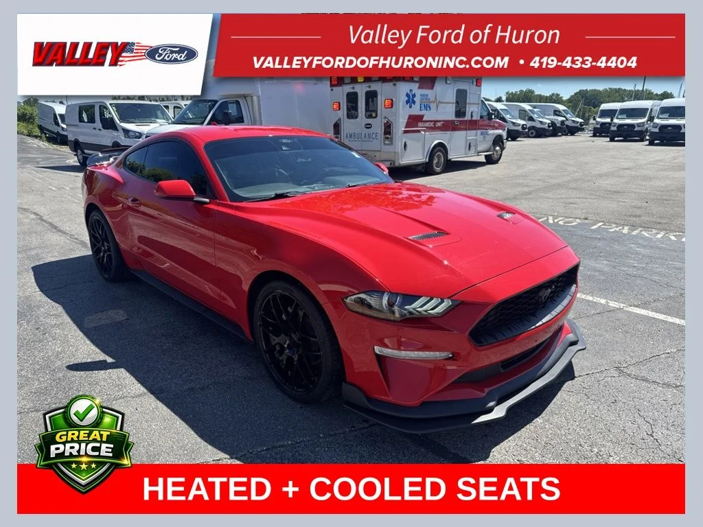 Used 2023 Race Red Ford EcoBoost Premium image 1
