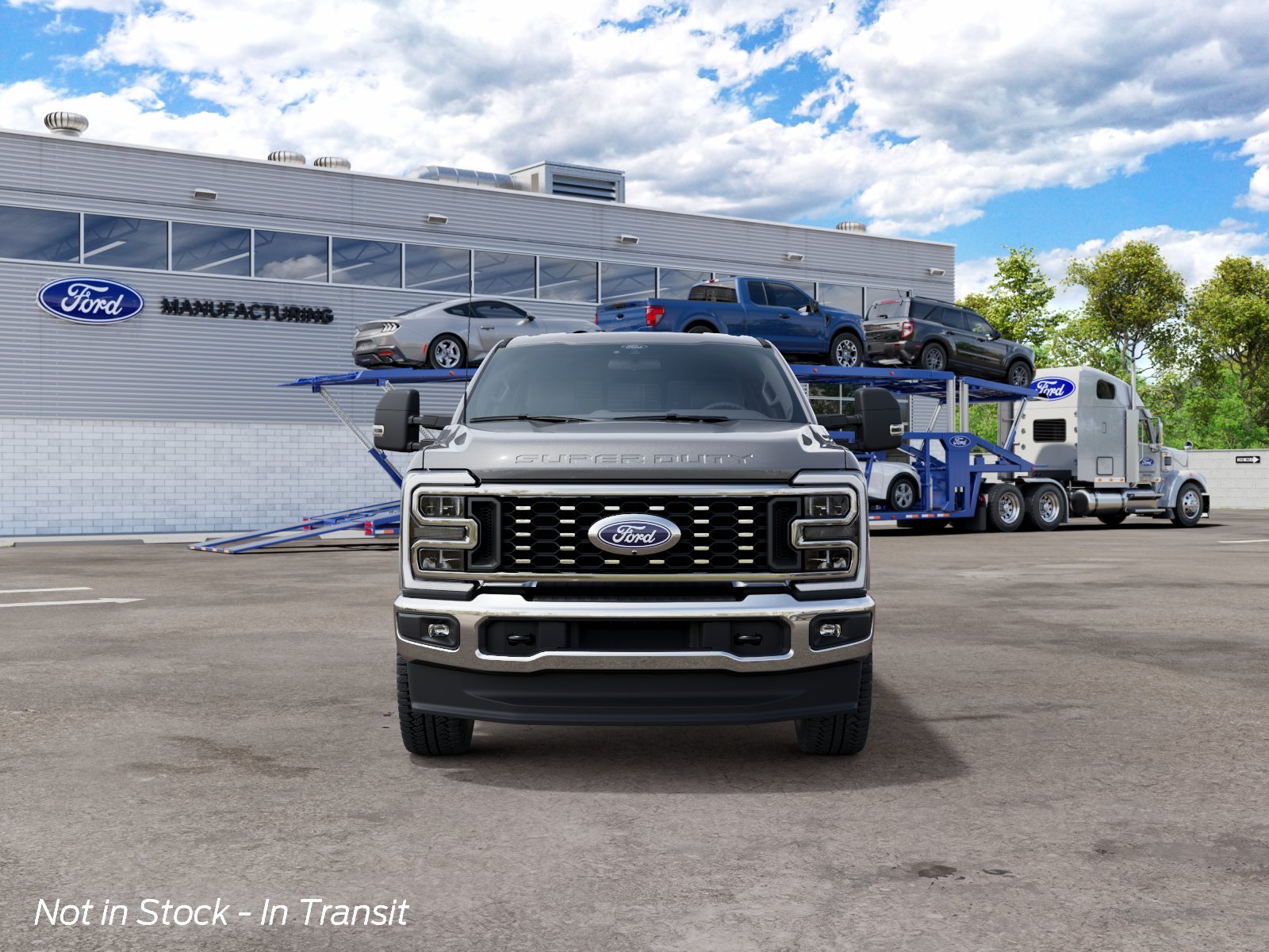 New 2027 Carbonized Gray Metallic Ford F-350® XLT image 3
