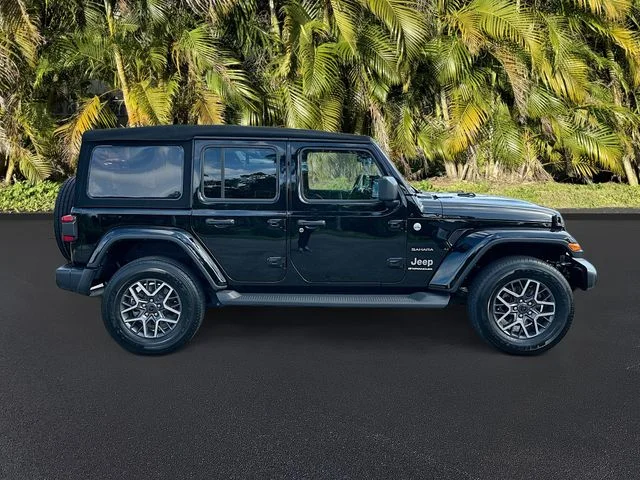 Used 2024 Black Jeep Sahara image 4