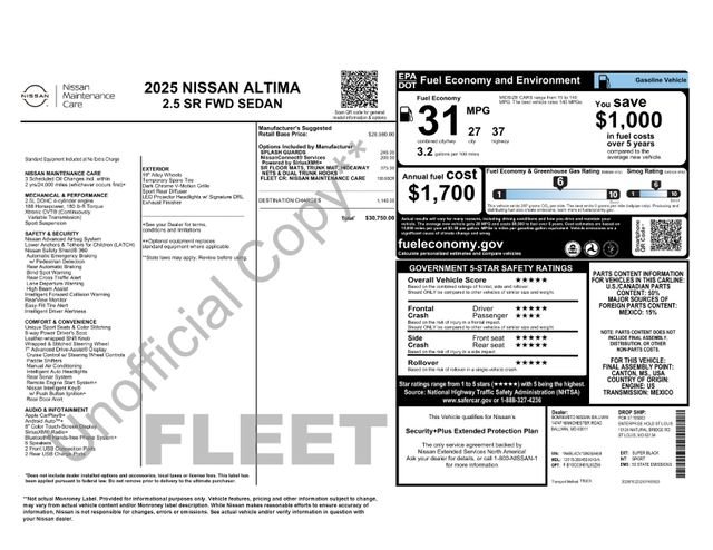 Used 2025 Black Nissan 2.5 SR image 3