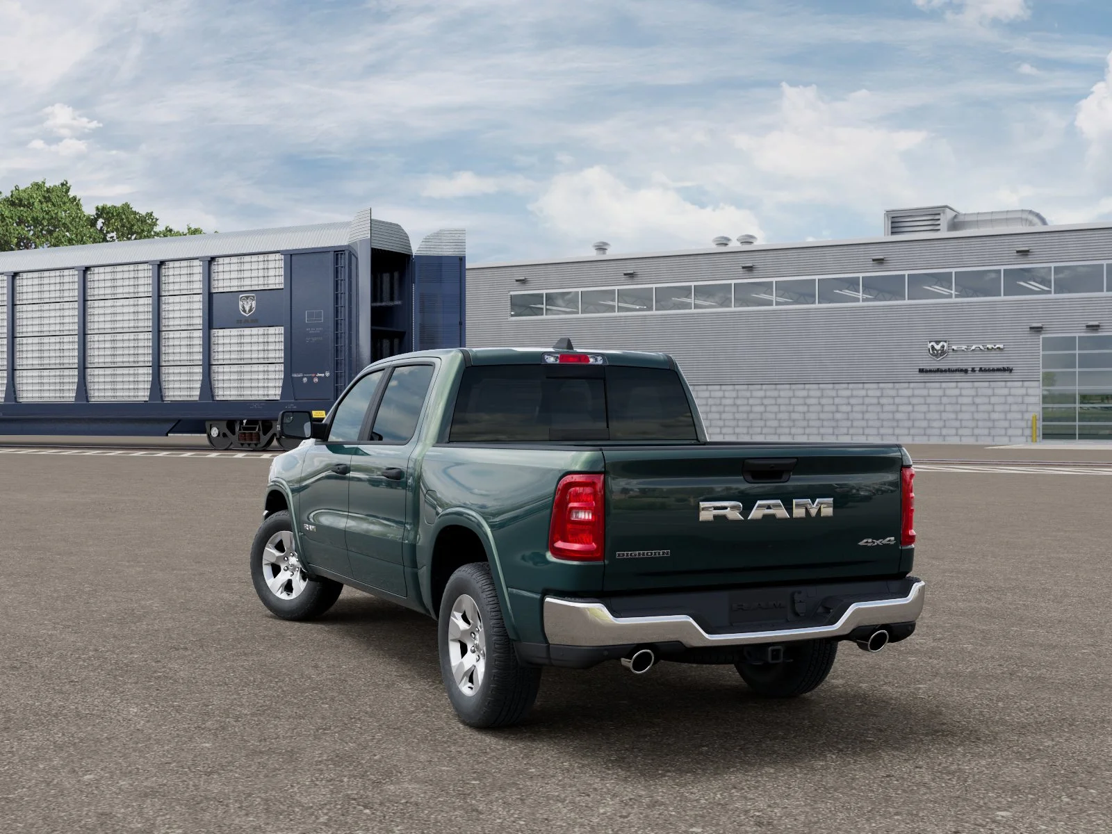 New 2026 Serrano-Green Metallic Exterior Paint RAM Big Horn/Lone Star image 3