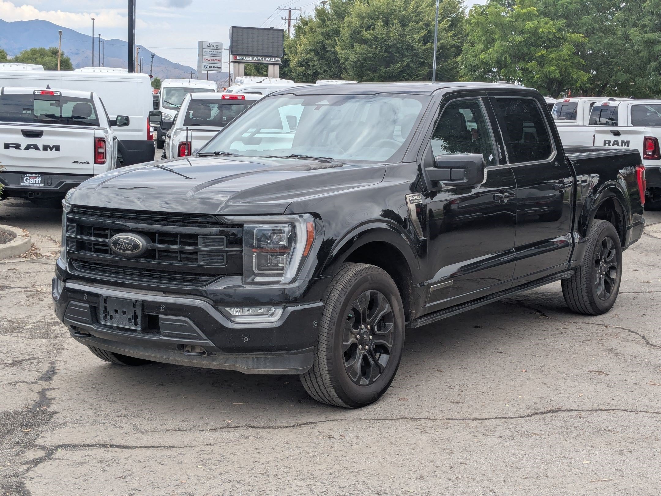 Used 2023 Blue Ford Platinum image 8