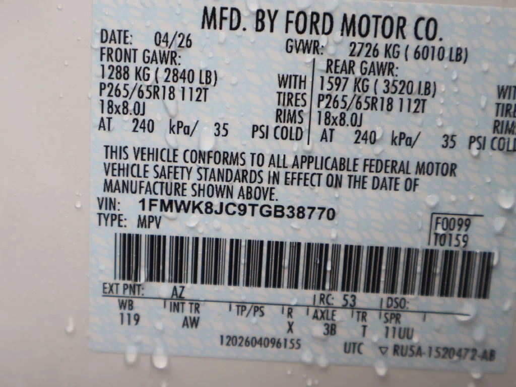 New 2026 Star White Metallic Tri-Coat Ford Tremor® image 43