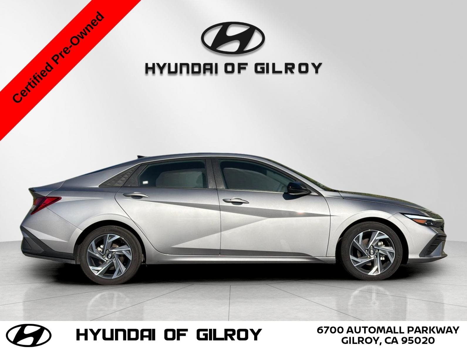 Certified Used 2025 Silver Hyundai SEL Sport image 8