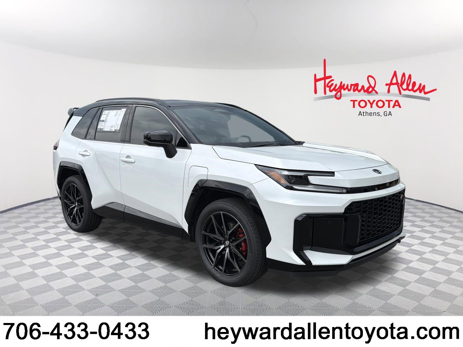 New 2026 Wind Chill Pearl with Midnight Black Metallic roof Toyota GR SPORT image 1