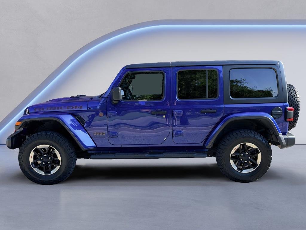 Used 2018 Ocean Blue Metallic Clearcoat Jeep Rubicon image 2