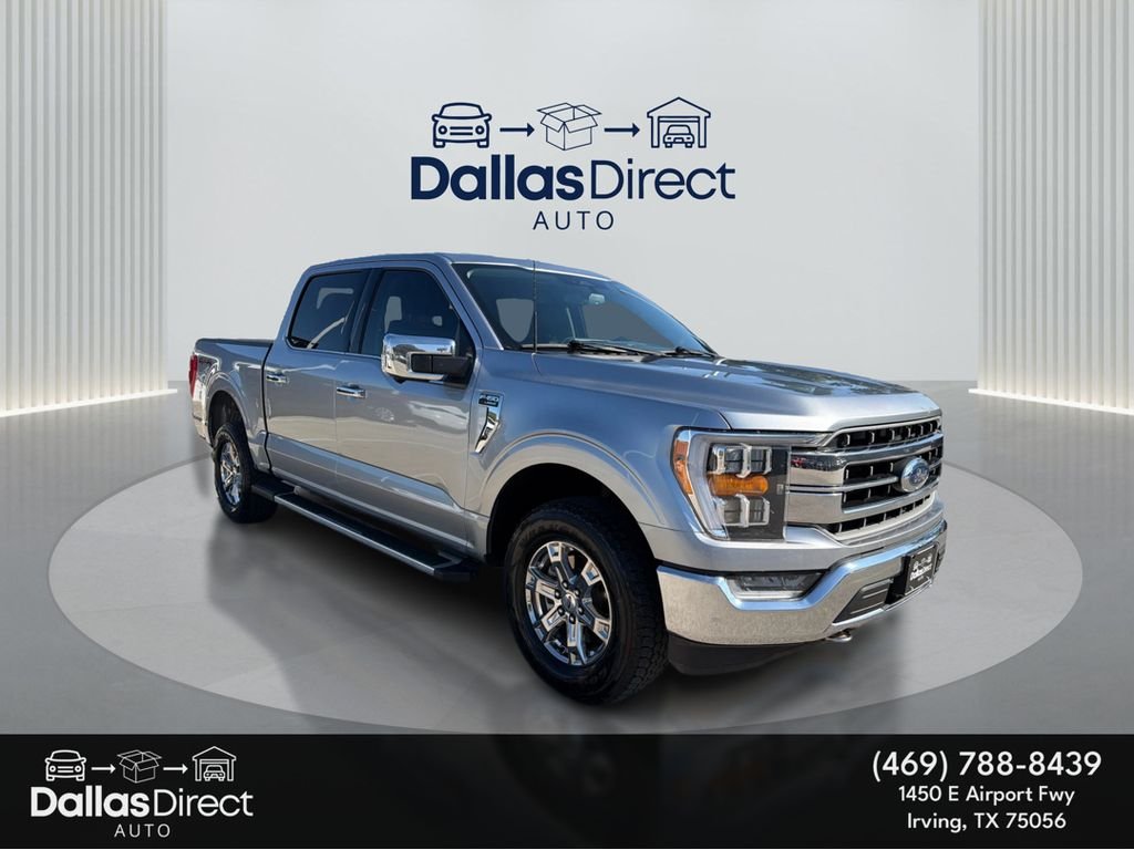 Used 2023 Iconic Silver Metallic Ford LARIAT image 2