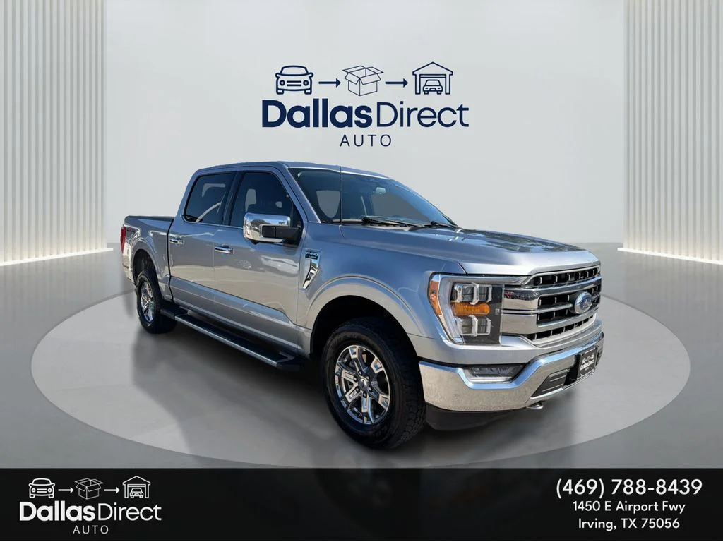 Used 2023 Iconic Silver Metallic Ford LARIAT image 2