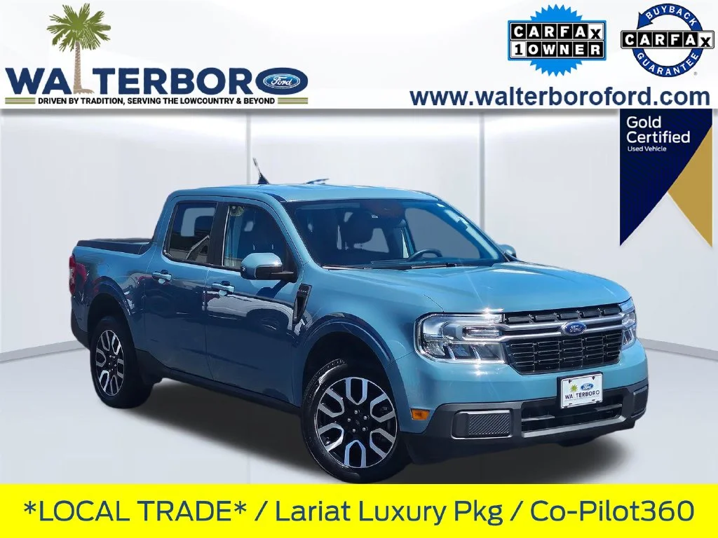 Certified Used 2023 Blue Ford Lariat image 1