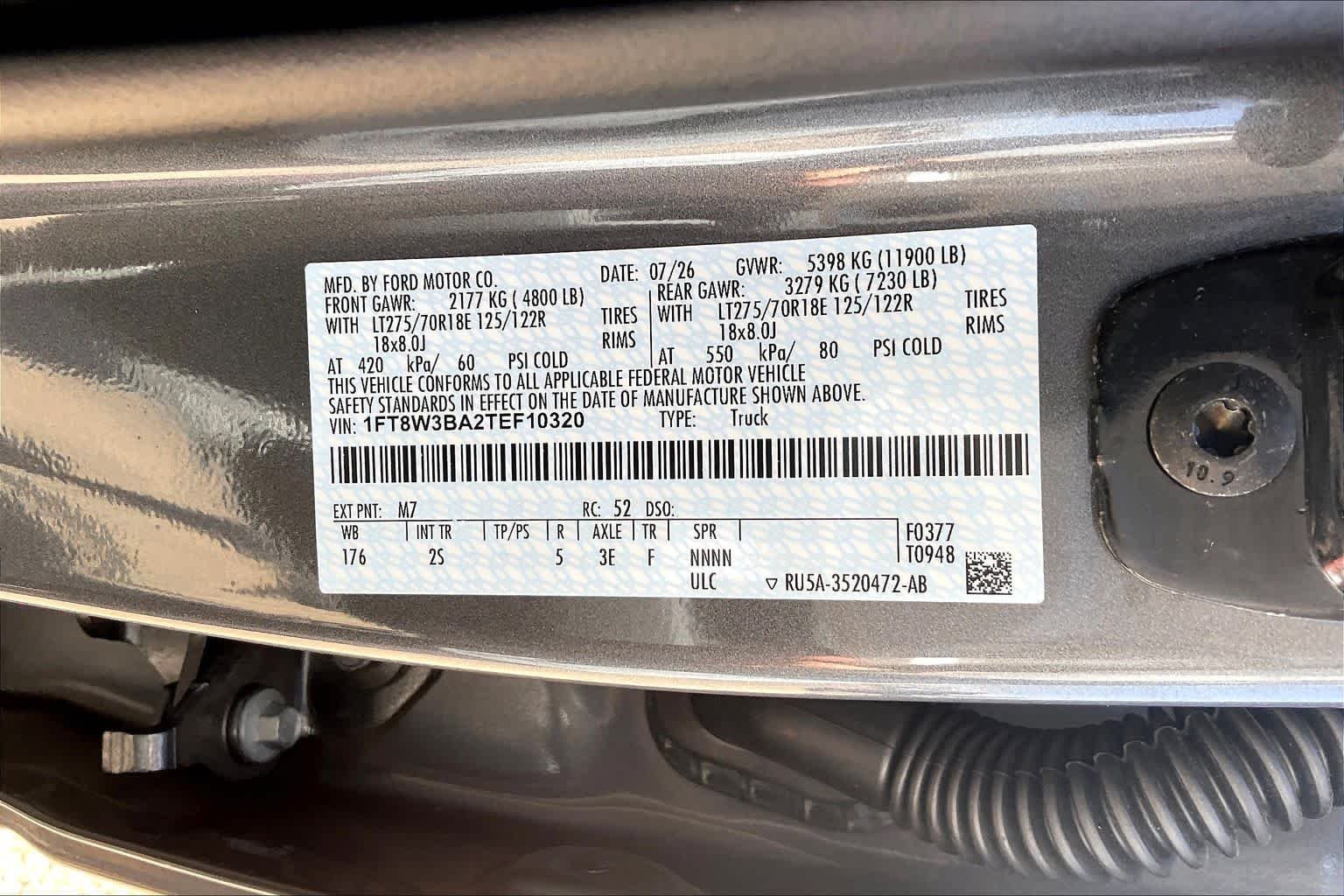 New 2026 Carbonized Gray Metallic Ford F-350® XLT image 19