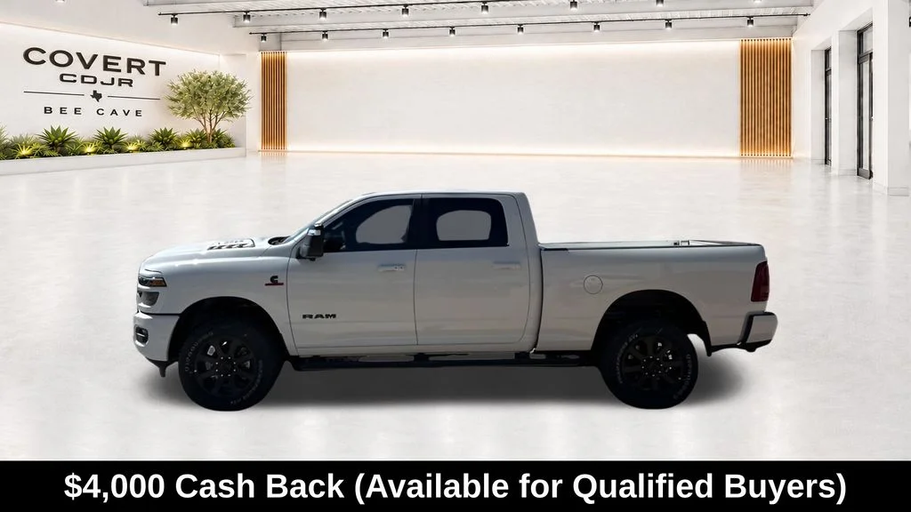 New 2026 Bright White Clear-Coat Exterior Paint RAM Laramie image 6