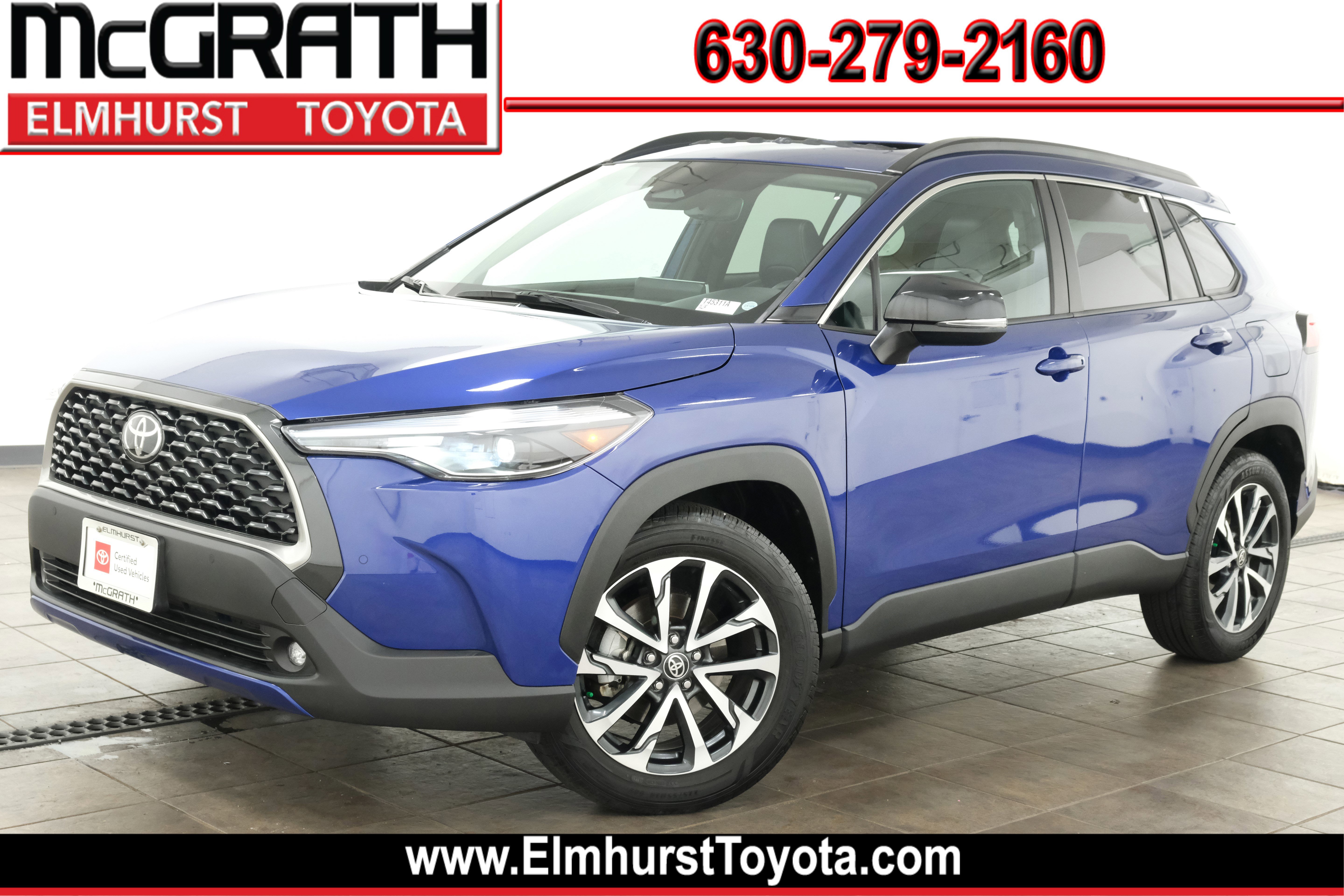 Blue Crush Metallic 2025 Toyota Corolla Cross XLE AWD SUV / Crossover All-Wheel Drive 10-Speed CVT