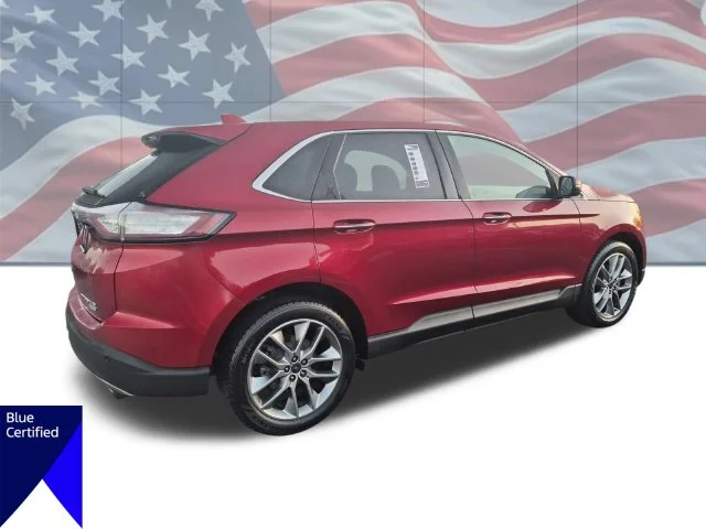 Used 2017 Red Ford Titanium image 4