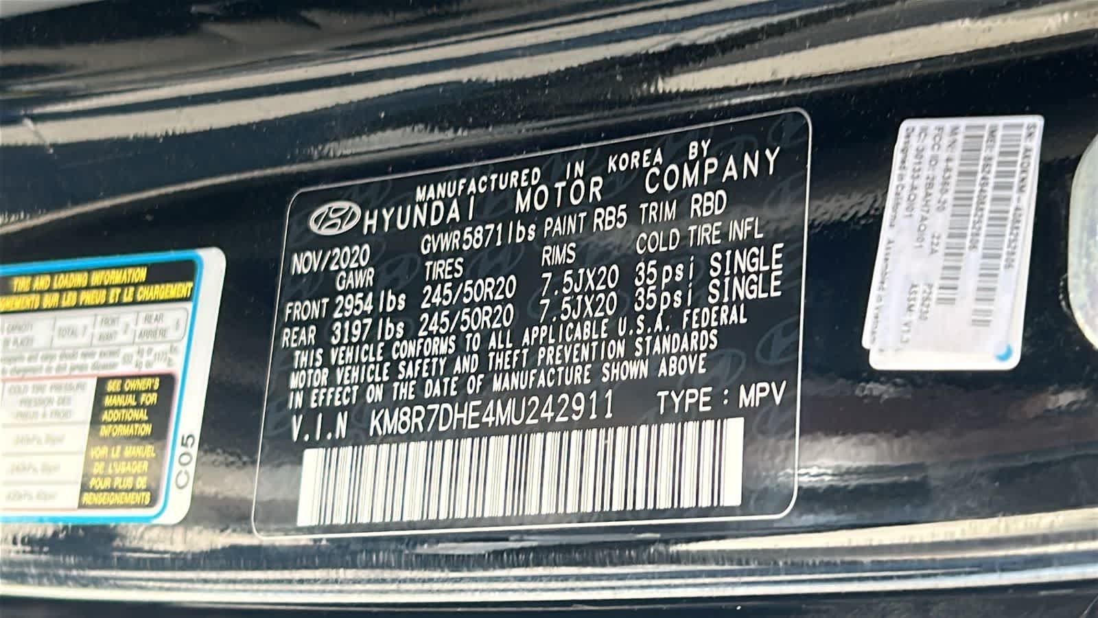 Certified Used 2021 Becketts Black Hyundai Calligraphy image 30