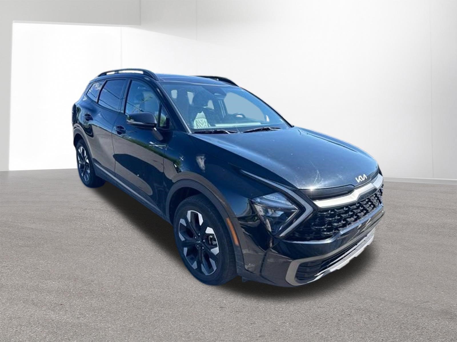 Used 2023 Ebony Black Kia X-Line image 2