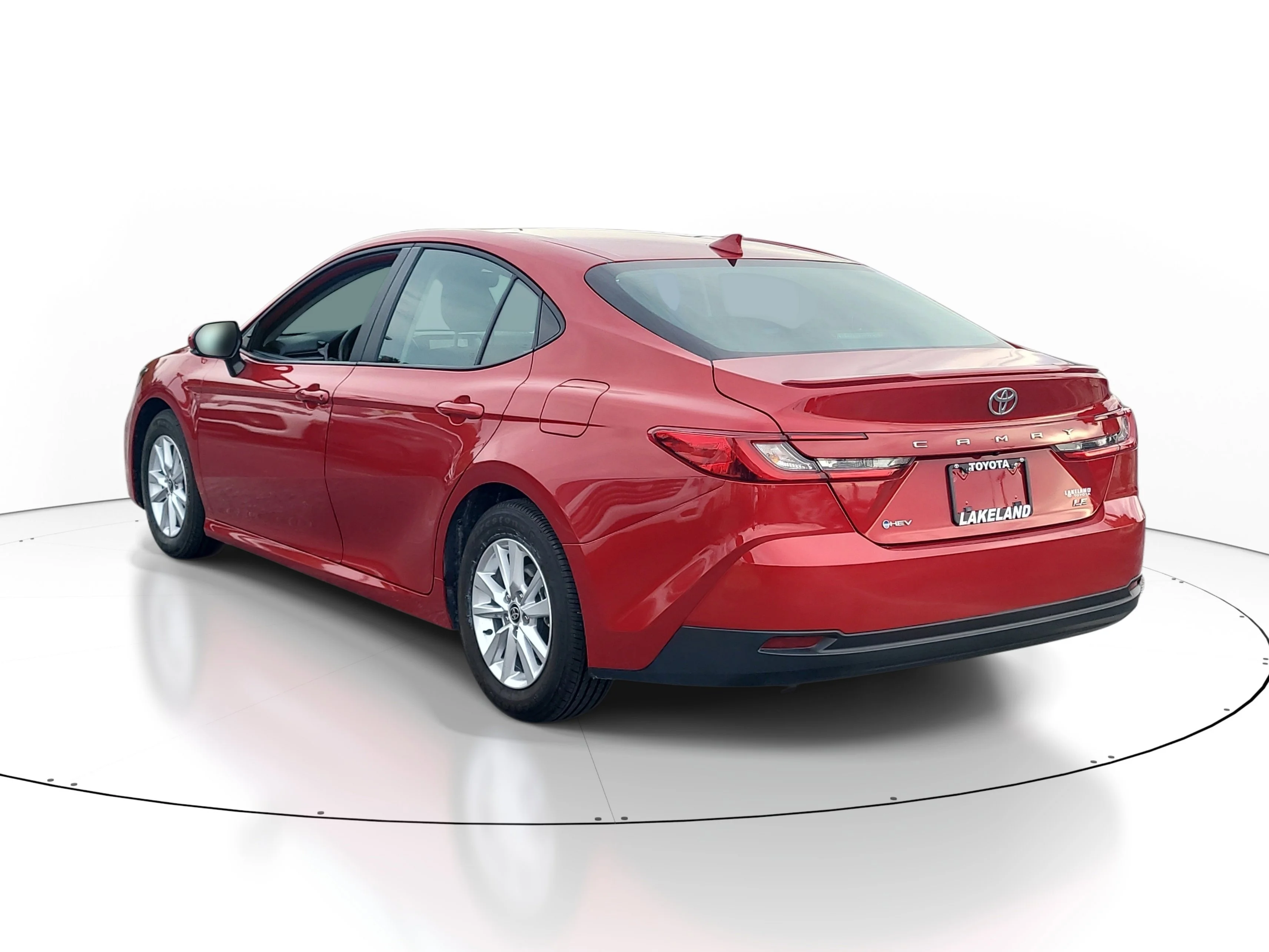 Certified Used 2025 Red Toyota LE image 4
