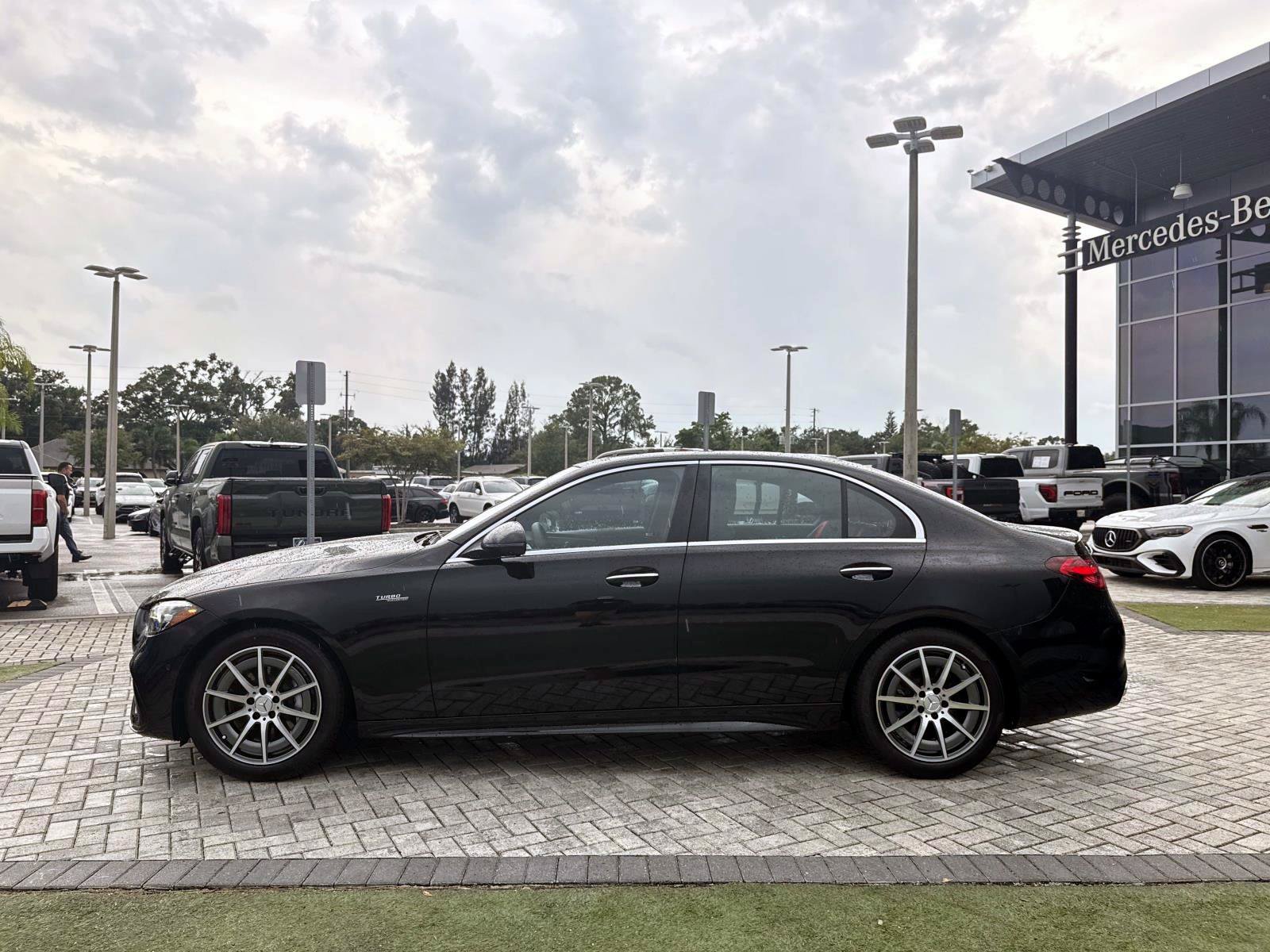 New 2026 Black Mercedes-Benz AMG® C 43 4MATIC® Sedan image 3