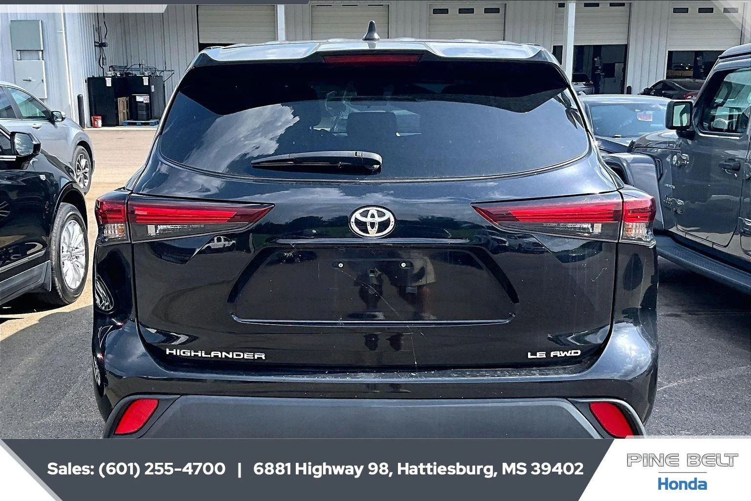 Used 2024 Midnight Black Metallic Toyota LE image 4