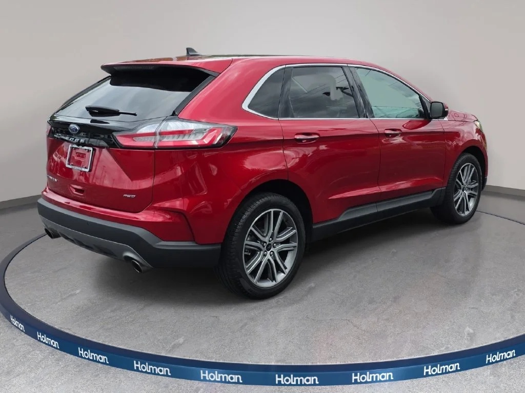 Certified Used 2023 Rapid Red Metallic Tinted Clearcoat Ford Titanium image 5