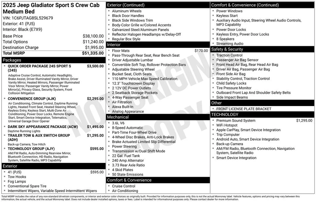 New 2025 41 Exterior Paint Jeep Sport S image 6