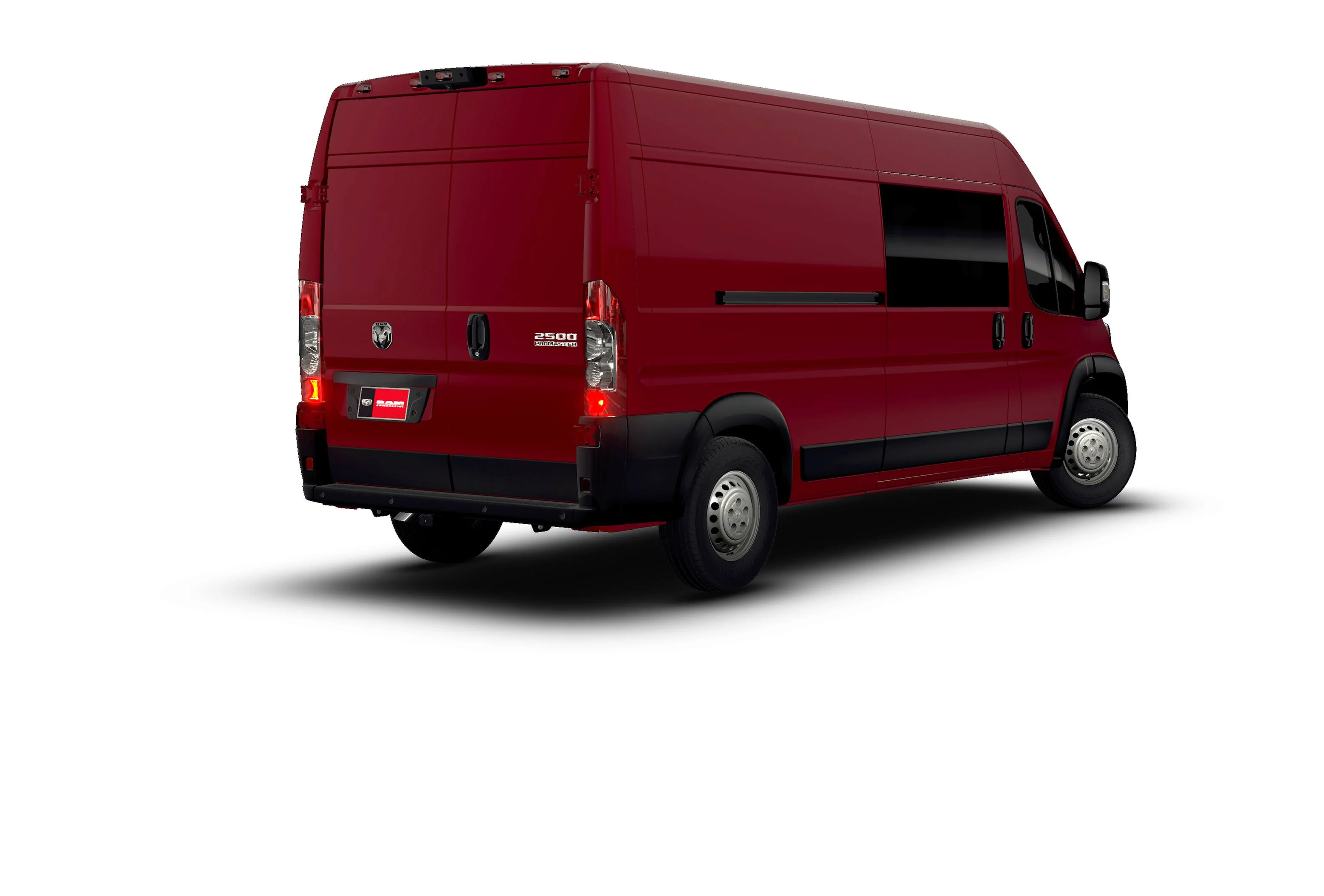 New 2026 Deep Cherry Red Crystal Pearl-Coat Exterior Paint RAM Tradesman image 14