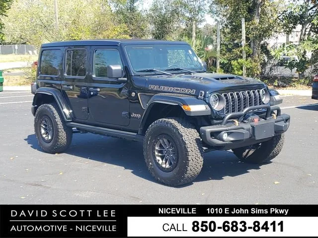 Used 2024 Black Clearcoat Jeep Rubicon 392 Final Edition image 1