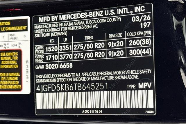 New 2026 Obsidian Black Metallic Mercedes-Benz GLE 450 image 60