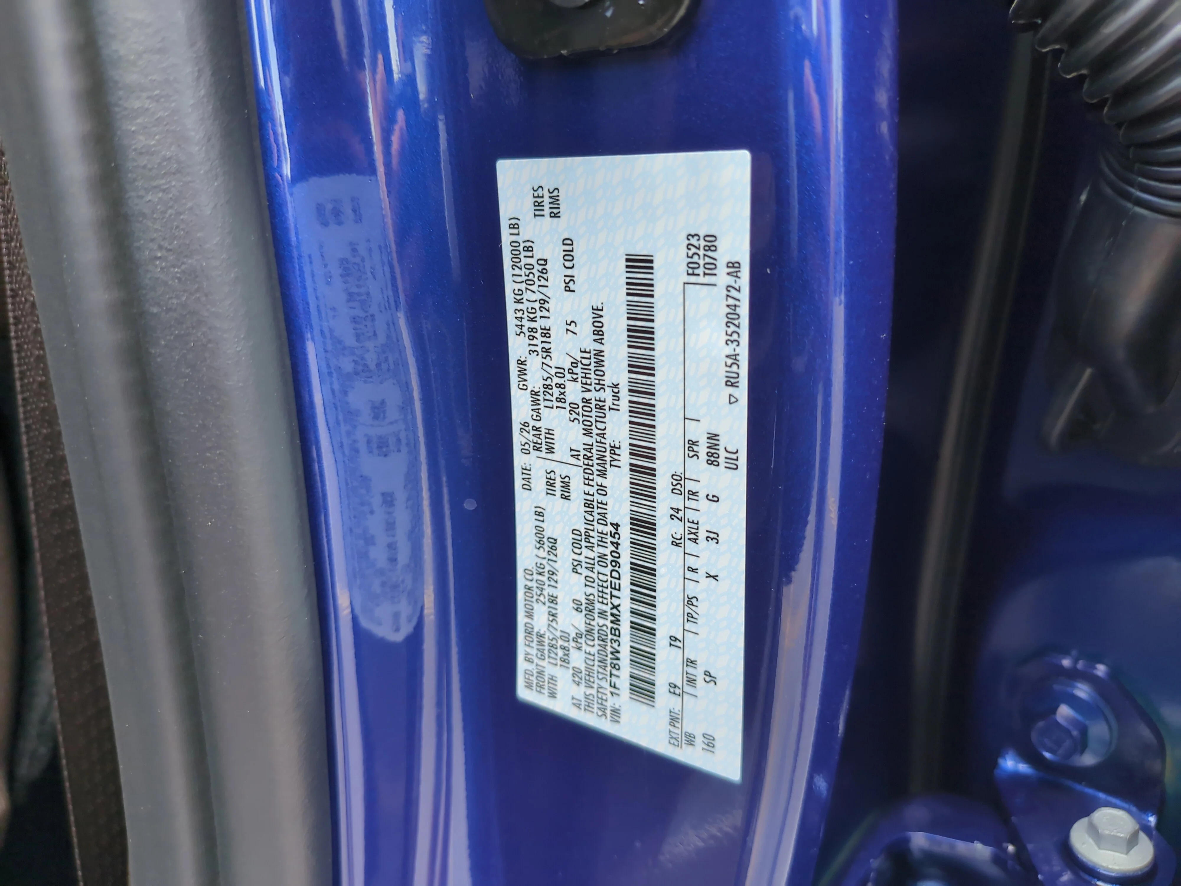 New 2026 Argon Blue Metallic Ford F-350® King Ranch® image 35