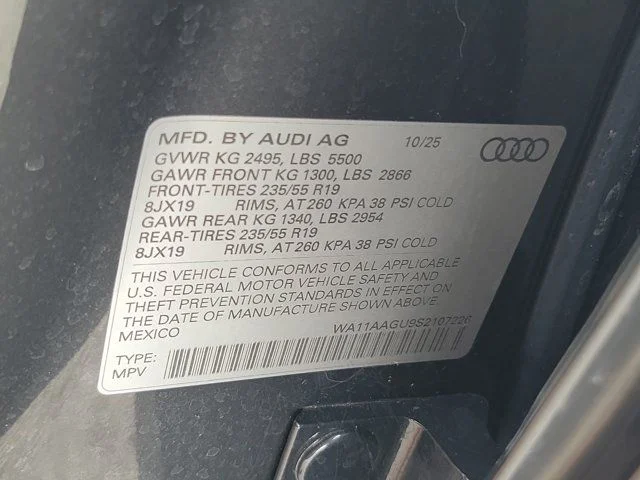 Certified Used 2025 Gray Audi 2.0T Premium image 30
