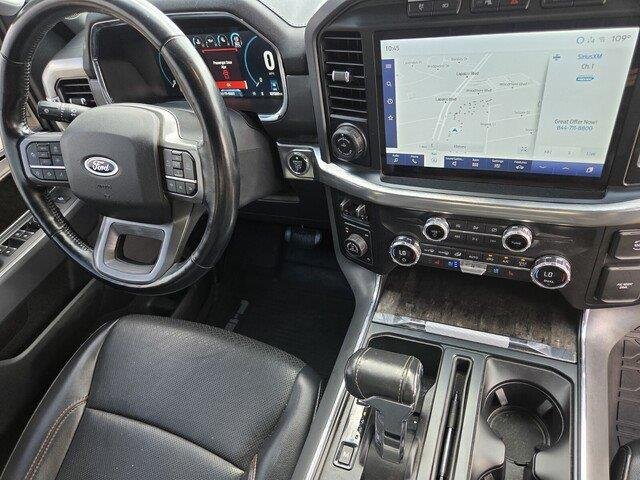 Used 2021 Agate Black Metallic Ford LARIAT image 36