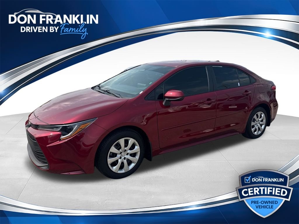 Used 2025 Red Toyota LE image 1