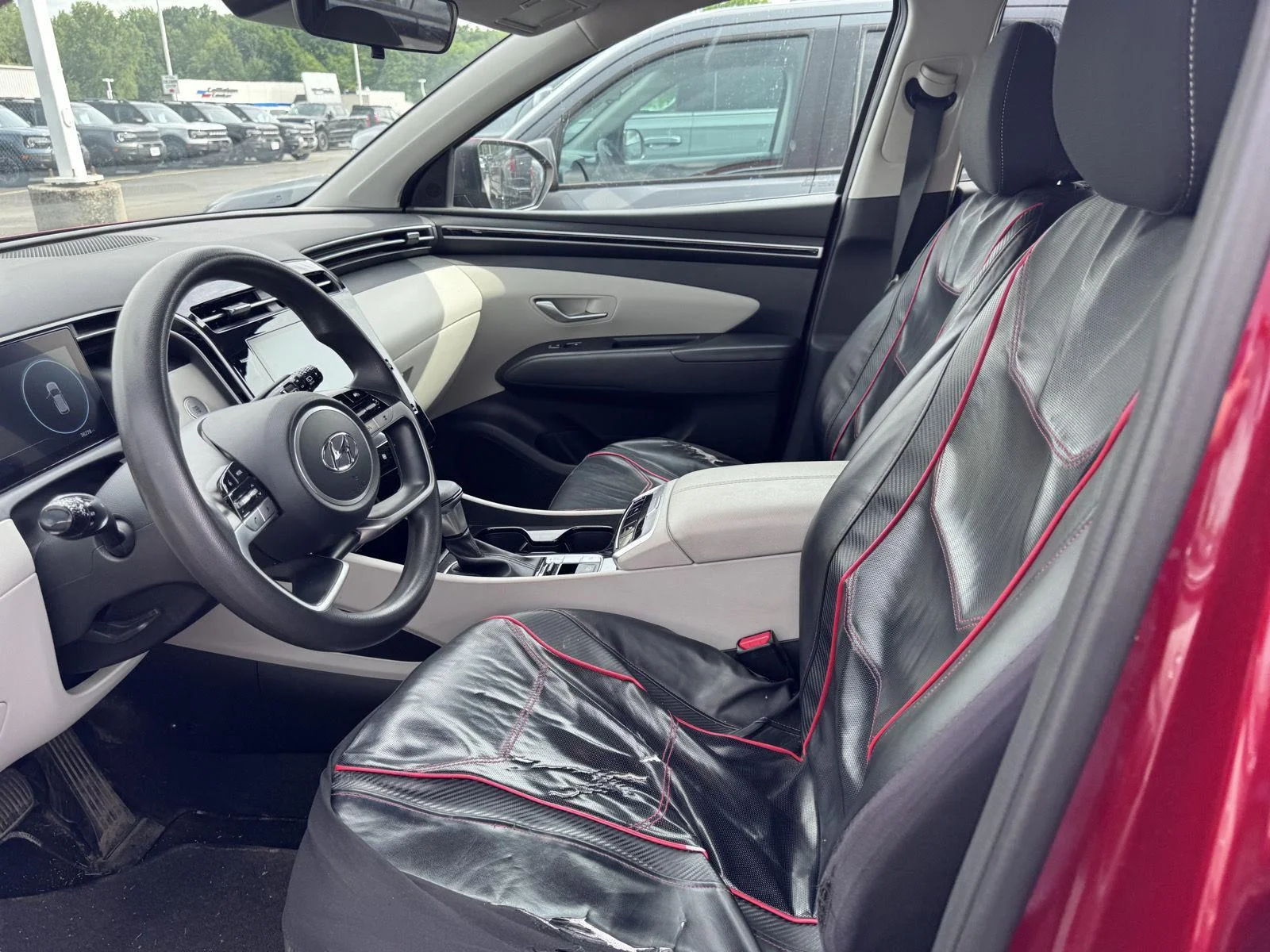 Used 2024 Ultimate Red Hyundai SEL image 7