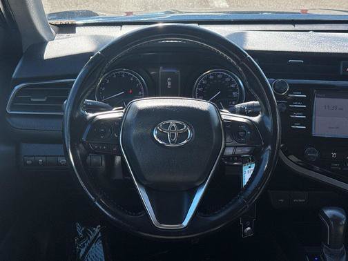 Certified Used 2020 Blue Toyota SE image 12