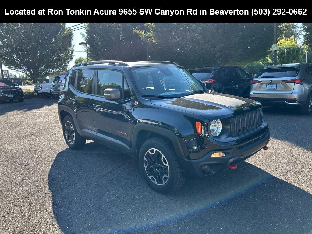 Used 2016 Black Jeep Trailhawk image 1