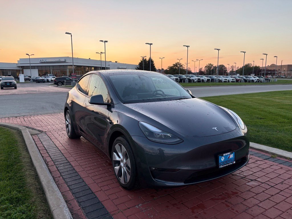 Used 2023 Tesla Model Y Long Range with VIN 7SAYGAEE8PF881702 for sale in Schererville, IN