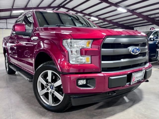 Used 2017 Red Ford Lariat image 1