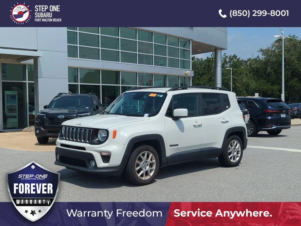 Used 2020 White Jeep Latitude image 1