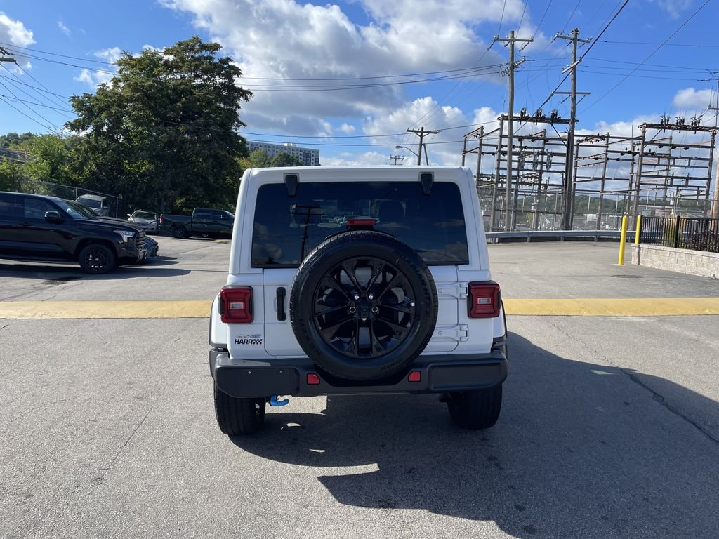 Certified Used 2024 White Jeep Sahara 4xe image 4