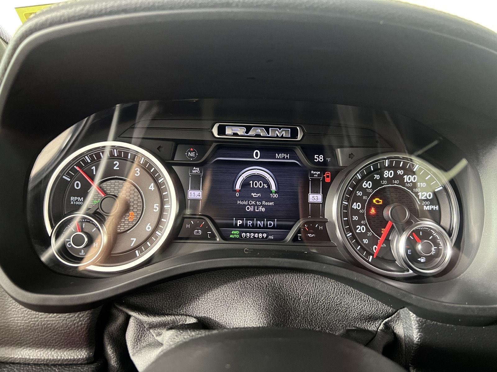 Used 2021 Patriot Blue Pearlcoat Ram Laramie image 35
