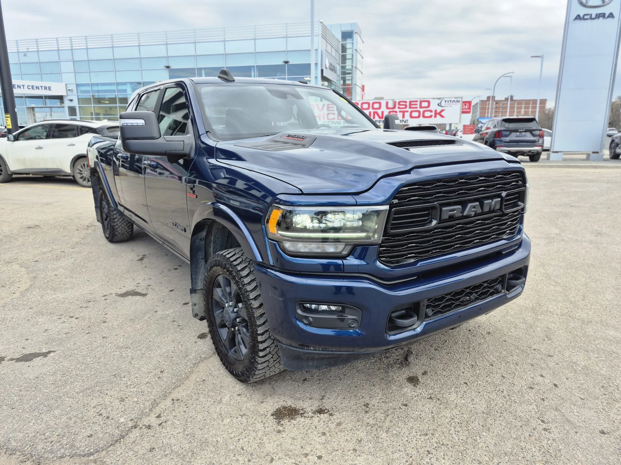 Certified Used 2023 Patriot Blue Pearl Ram Limited 4x4*6.7L Cummins Diesel | Adaptive Cruise | Remote Start | Nav | 360 Cam | Cooled Leather image 5
