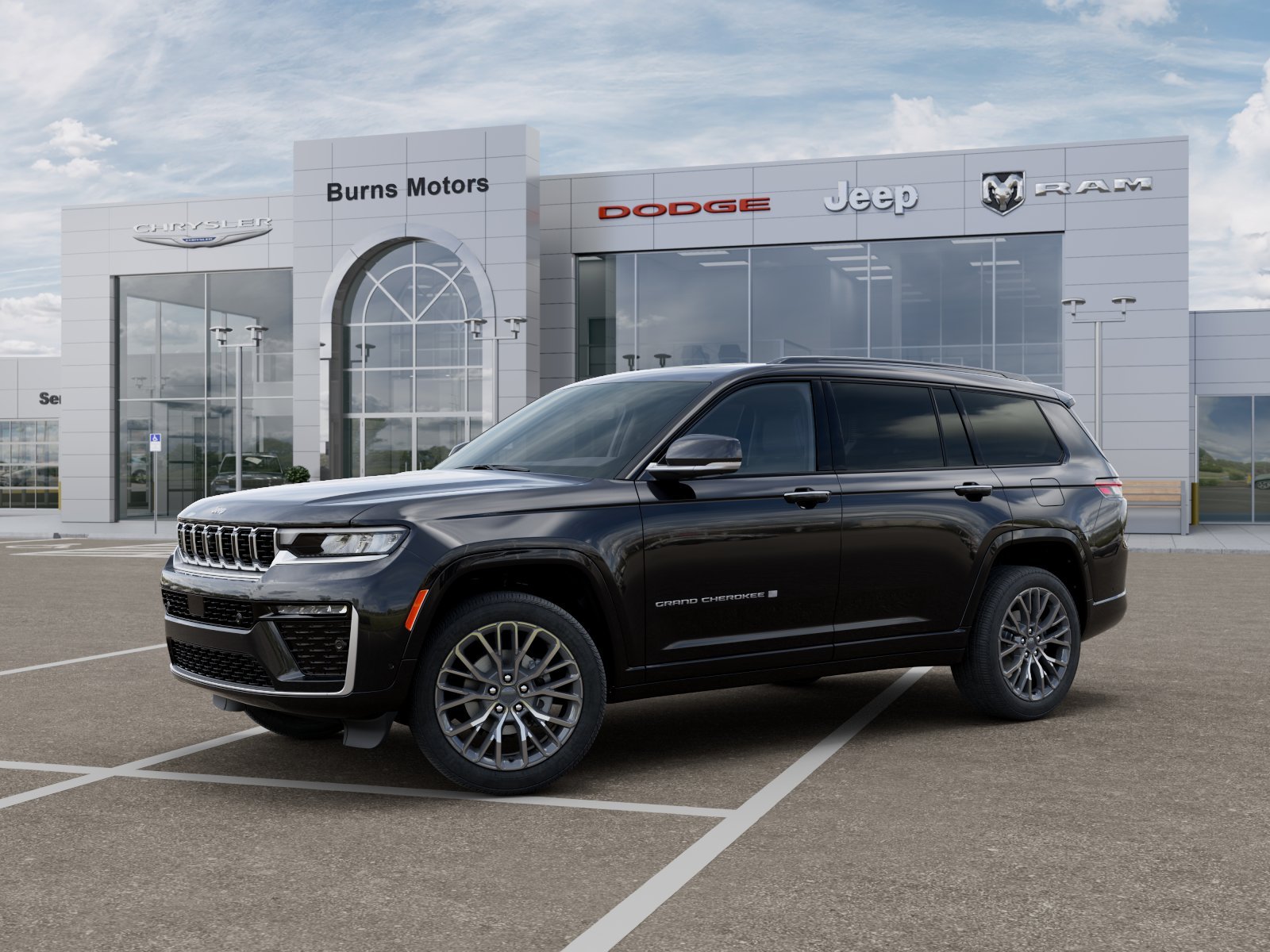 New 2026 Diamond Black Crystal Pearl-Coat Exterior Paint Jeep Summit image 28