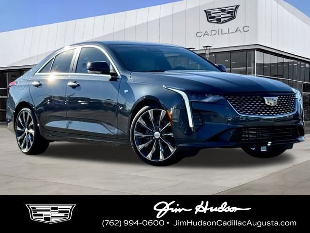 Deep Space Metallic 2026 Cadillac CT4 Premium Luxury RWD Sedan Rear-Wheel Drive