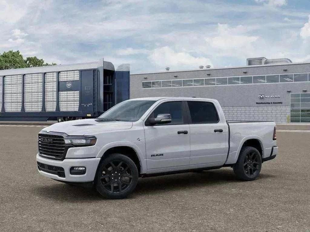 New 2026 Bright White Clear-Coat Exterior Paint RAM Laramie image 86