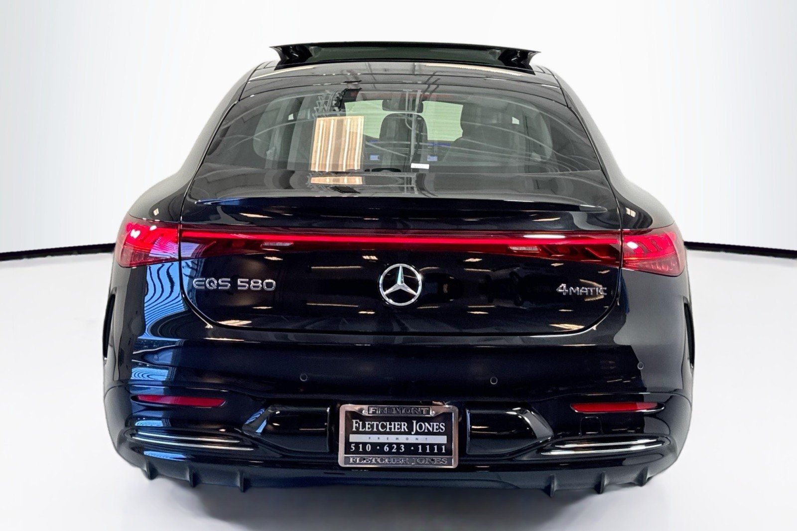 Certified Used 2023 Obsidian Black Metallic Mercedes-Benz EQS 580 4MATIC® Sedan image 6