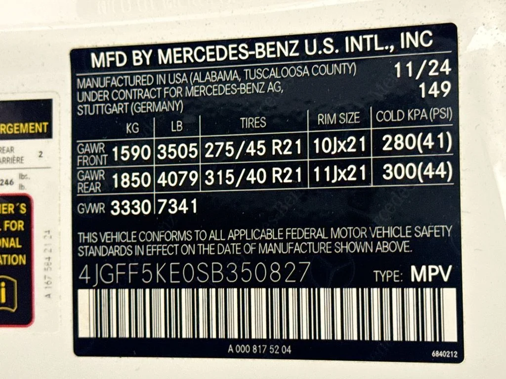 Used 2025 White Mercedes-Benz GLS 450 image 32