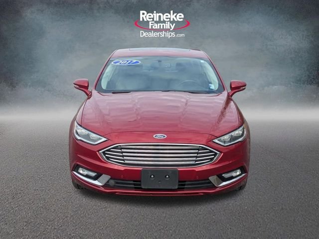 Used 2017 Ford Fusion Titanium with VIN 3FA6P0D92HR100522 for sale in Lima, OH