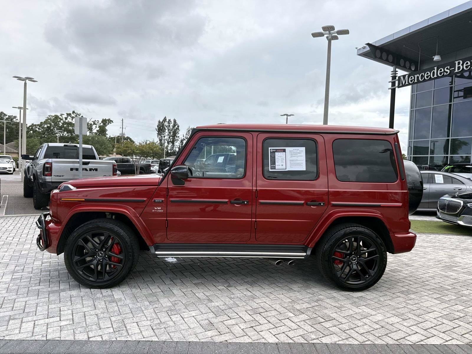 Certified Used 2022 Cardinal Red Metallic Mercedes-Benz G 63 AMG® image 3