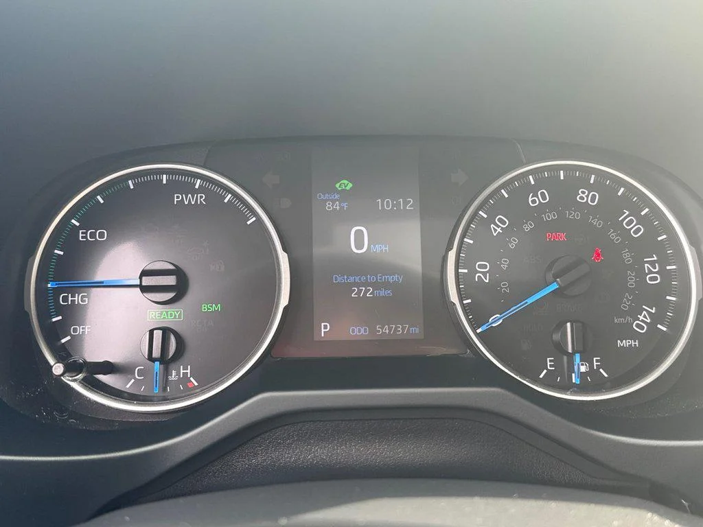 Used 2022 Silver Sky Metallic Toyota Hybrid XLE Premium AWD (Natl) image 19