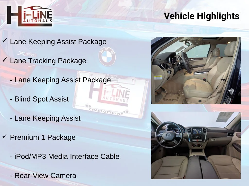 Used 2013 Blue Mercedes-Benz ML 350 image 12