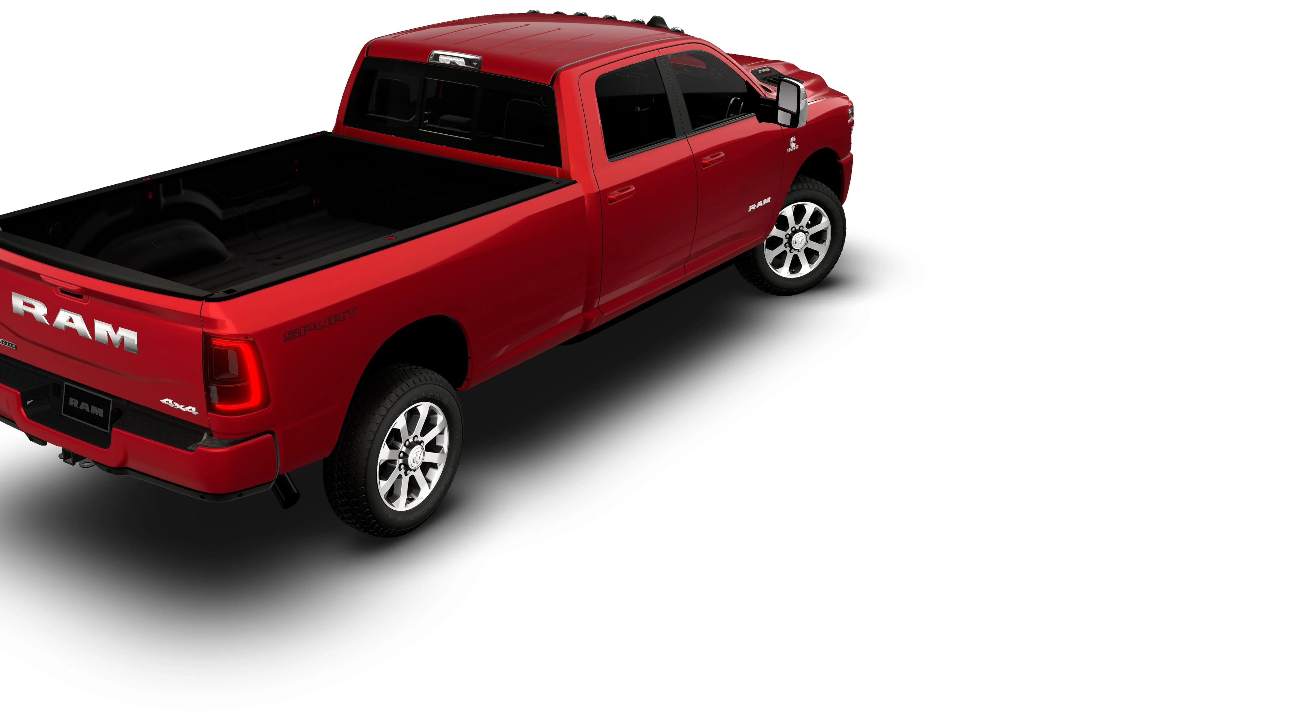 New 2026 Molten Red Pearl-Coat Exterior Paint RAM LARAMIE image 14
